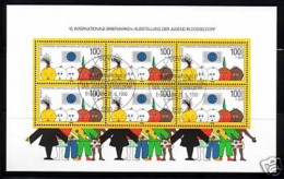 DEUTSCHLAND BLOCK 21 GESTEMPELT(USED) DÜSSELDORF AUSSTELLUNG JUGEND STEMPEL BONN - Philatelic Exhibitions