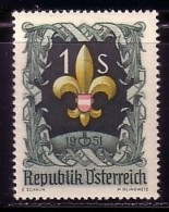 ÖSTERREICH MI-NR. 966 POSTFRISCH(MINT) WELTJAMBOREE BAD ISCHL 1951 PFADFINDER - Unused Stamps