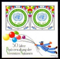 UNO WIEN BLOCK 15 POSTFRISCH(MINT) 50 JAHRE POSTVERWALTUNG DER UNO 2001 - Blocks & Kleinbögen