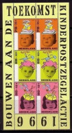 NIEDERLANDE BLOCK 50 POSTFRISCH(MINT) FÜR DAS KIND 1996 GESTALTUNG DER ZUKUNFT - Blocks & Sheetlets