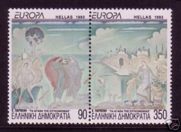 GRIECHENLAND 1829-1830 A POSTFRISCH(MINT) EUROPA 1993 ZEITGEN. KUNST - Unused Stamps