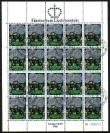 LIECHTENSTEIN MI-NR. 764-765 GESTEMPELT(USED) KLEINBOGENSATZ EUROPA 1981 FOLKLORE - 1981