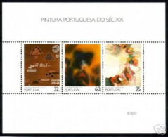 PORTUGAL BLOCK 70 POSTFRISCH(MINT) GEMAELDE DES 20. JAHRHUNDERTS 1990 - Blocs-feuillets