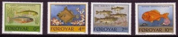 FÄRÖER MI-NR. 256-259 POSTFRISCH(MINT) FISCHE 1994 FORELLE - Färöer Inseln