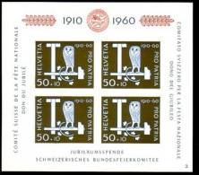 SCHWEIZ BLOCK 17 POSTFRISCH(MINT) EULEN PRO PATRIA 1960 - Blocs & Feuillets