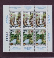 BOSNIEN-HERZEGOWINA (SERB.) H-Blatt 3 Mit MI-NR. 200-201 C POSTFRISCH(MINT) EUROPA 2001 WASSER - 2001