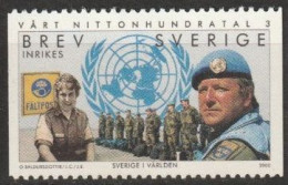 Schweden 2000 Mi-Nr.2163 ** Postfrisch Schwedische UNO-Soldaten ( 9406) Günstige Versandkosten - Ongebruikt