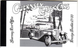 GUERNSEY MH 0-14 POSTFRISCH(MINT) KLASSISCHE AUTOMOBILE PEUGEOT MERCEDES BENTLEY MG - Guernsey