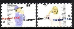 NIEDERLANDE MI-NR. 1364-1365 POSTFRISCH(MINT) EUROPA 1989 - KINDERSPIELE - 1989