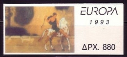 GRIECHENLAND MH 16 POSTFRISCH(MINT) EUROPA 1993 ZEITGENÖSSISCHE KUNST - 1993