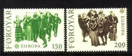 FÄRÖER MI-NR. 63-64 POSTFRISCH(MINT) EUROPA 1981 FOLKLORE - 1981