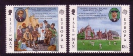 ISLE OF MAN MI-NR. 164-165 POSTFRISCH(MINT) EUROPA 1980 - BEDEUTENDE PERSÖNLICHKEITEN - 1980