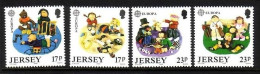 JERSEY MI-NR. 476-479 POSTFRISCH EUROPA 1989 KINDERSPIELE - 1989