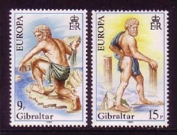 GIBRALTAR MI-NR. 416-417 POSTFRISCH(MINT) EUROPA 1981 FOLKLORE HERAKLES - 1981