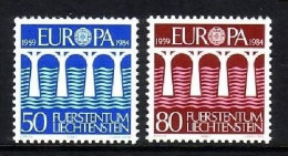 LIECHTENSTEIN MI-NR. 837-838 POSTFRISCH(MINT) EUROPA 1984 BRÜCKE - 1984