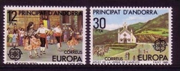 ANDORRA SPANISCH MI-NR. 138-139 POSTFRISCH(MINT) EUROPA 1981 FOLKLORE - 1981
