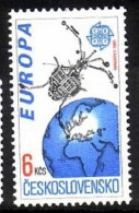 TSCHECHOSLOWAKEI MI-NR. 3084 POSTFRISCH(MINT) EUROPA 1991 EUROPÄISCHE WELTRAUMFAHRT SATELLIT - 1991