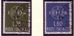 ITALIEN MI-NR. 1056-1057 GESTEMPELT(USED) EUROPA 1959 - 1959