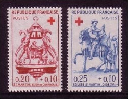 FRANKREICH MI-NR. 1329-1330 POSTFRISCH(MINT) ROTES KREUZ 1960 ST. MARTIN - Red Cross