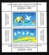 TÜRKISCH ZYPERN BLOCK 14 POSTFRISCH(MINT) EUROPA 1995 FRIEDEN Und FREIHEIT - 1995