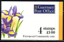 GUERNSEY MH 0-13 POSTFRISCH(MINT) IRIS BLUMEN 1994 - Guernsey