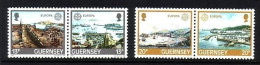 GUERNSEY MI-NR. 265-268 POSTFRISCH(MINT) EUROPA 1983 GROSSE WERKE HAFEN - Maritime