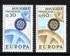 FRANKREICH MI-NR. 1578-1579 POSTFRISCH(MINT) EUROPA 1967 ZAHNRÄDER - 1967