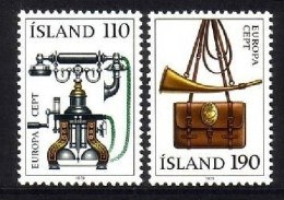 ISLAND MI-NR. 539-540 POSTFRISCH(MINT) EUROPA 1979 POST- Und FERNMELDEWESEN TELEFON POSTHORN - 1979