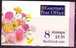 GUERNSEY MH 0-10 POSTFRISCH(MINT) NELKEN BLUMEN 1993 - Guernsey