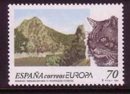 SPANIEN MI-NR. 3462 POSTFRISCH(MINT) EUROPA 1999 NATUR- Und NATIONALPARKS KATZE - 1999