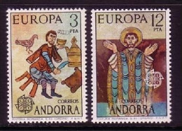 ANDORRA SPANISCH MI-NR. 96-97 POSTFRISCH(MINT) EUROPA 1975 - GEMÄLDE - Nuevos