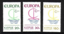 ZYPERN MI-NR. 270-272 POSTFRISCH(MINT) EUROPA 1966 SEGEL - 1966