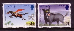 JERSEY MI-NR. 784-785 POSTFRISCH(MINT) EUROPA 1997 SAGEN UND LEGENDEN PFERD HUND - 1997