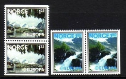 NORWEGEN MI-NR. 742-743 D/D POSTFRISCH(MINT) Paar EUROPA 1977 LANDSCHAFTEN - 1977