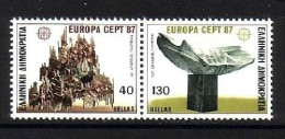 GRIECHENLAND MI-NR. 1651-1652 A POSTFRISCH(MINT) EUROPA 1987 MODERNE ARCHITEKTUR - Unused Stamps