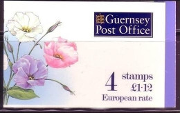 GUERNSEY MH 0-9 POSTFRISCH(MINT) LYSANTHUS BLUMEN 1993 - Guernsey