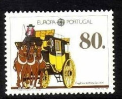 PORTUGAL MI-NR. 1754 A POSTFRISCH(MINT) EUROPA 1988 POSTKUTSCHE MIT PFERDEN TRANSPORTMITTEL - 1988