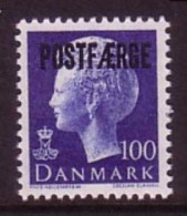 DÄNEMARK MI-NR. 47 POSTFRISCH(MINT) KÖNIGIN MARGRETHE II. Mit Aufdruck POSTFAERGE - Pacchi Postali