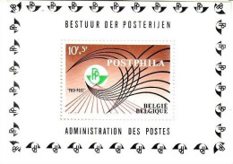 BELGIEN BLOCK 38 POSTFRISCH(MINT) POSTPHILA 1967 - 1961-2001