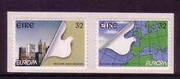 IRLAND MI-NR. 892-893 POSTFRISCH(MINT) EUROPA 1995 - FRIEDEN Und FREIHEIT FRIEDENSTAUBE SELBSTKLEBEND - 1995