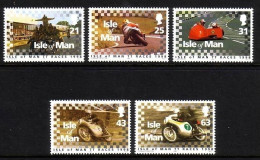 ISLE OF MAN MI-NR. 769-773 POSTFRISCH(MINT) TOURIST TROPHY 1998 MOTORRADRENNEN - Motorräder