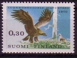 FINNLAND MI-NR. 667 POSTFRISCH(MINT) MITLÄUFER 1970 - NATURSCHUTZJAHR - STEINADLER - Nuovi
