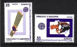 ANDORRA SPANISCH MI-NR. 221-222 POSTFRISCH(MINT) EUROPA 1991 - EUROPÄISCHE WELTRAUMFAHRT - 1991