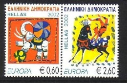 GRIECHENLAND MI-NR. 2110-2111 A POSTFRISCH(MINT) EUROPA 2002 ZIRKUS - 2002