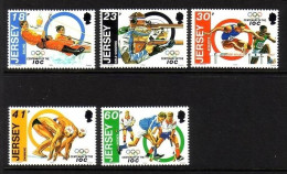 JERSEY MI-NR. 660-664 POSTFRISCH(MINT) OLYMPISCHES KOMITEE IOC 1994 SEGELN HOCKEY SCHWIMMEN - Jersey