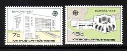 ZYPERN MI-NR. 681-682 POSTFRISCH(MINT) EUROPA 1987 MODERNE ARCHITEKTUR - 1987