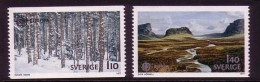 SCHWEDEN MI-NR. 989-990 POSTFRISCH(MINT) EUROPA 1977 LANDSCHAFTEN WALD - 1977