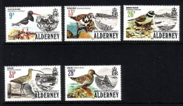 ALDERNEY 10 X MI-NR. 13-17 POSTFRISCH SEEVÖGEL 1984 HOHER KATALOGWERT - Alderney