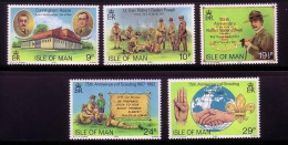 ISLE OF MAN MI-NR. 203-207 POSTFRISCH(MINT) PFADFINDERBEWEGUNG ROBERT BADEN-POWELL 1982 - Ungebraucht