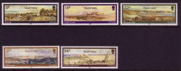 GUERNSEY MI-NR. 335-339 POSTFRISCH(MINT) GEMÄLDE LANDSCHAFTEN PAUL J. NAFTEL - Guernsey